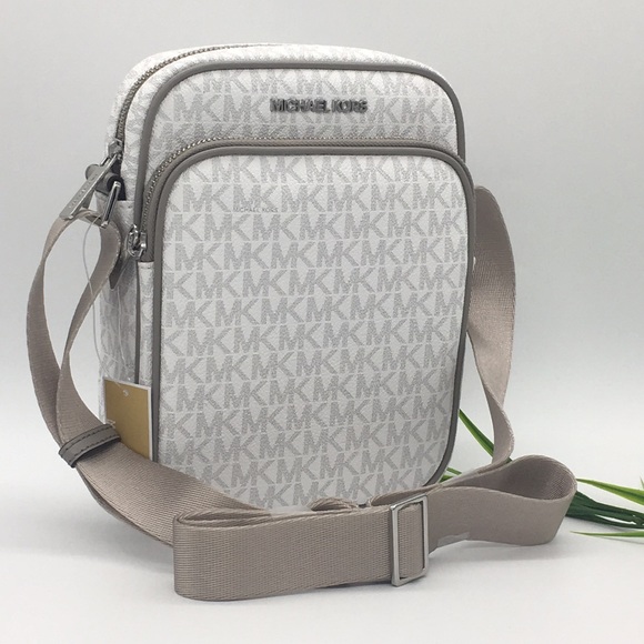 Michael Kors Handbags - MICHAEL KORS MD FLIGHT CROSSBODY Bag BRIGHT White